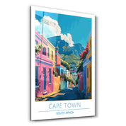 Cape Town South Africa-Travel Posters | Glass Wall Art - Artdesigna