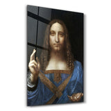 Leonardo da Vinci's Salvator Mundi (circa 1500) | Glass Wall Art