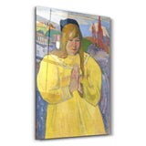 Paul Gauguin's Young Christian Girl (1894) | Glass Wall Art