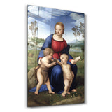 Raphael's Madonna of the Goldfinch (1505–1506) | Glass Wall Art