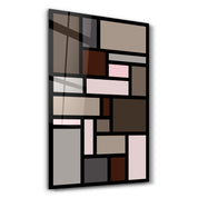 Powder | Designer's Collection Glass Wall Art - Artdesigna