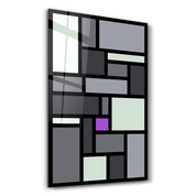 Signature Damson | Designer's Collection Glass Wall Art - Artdesigna