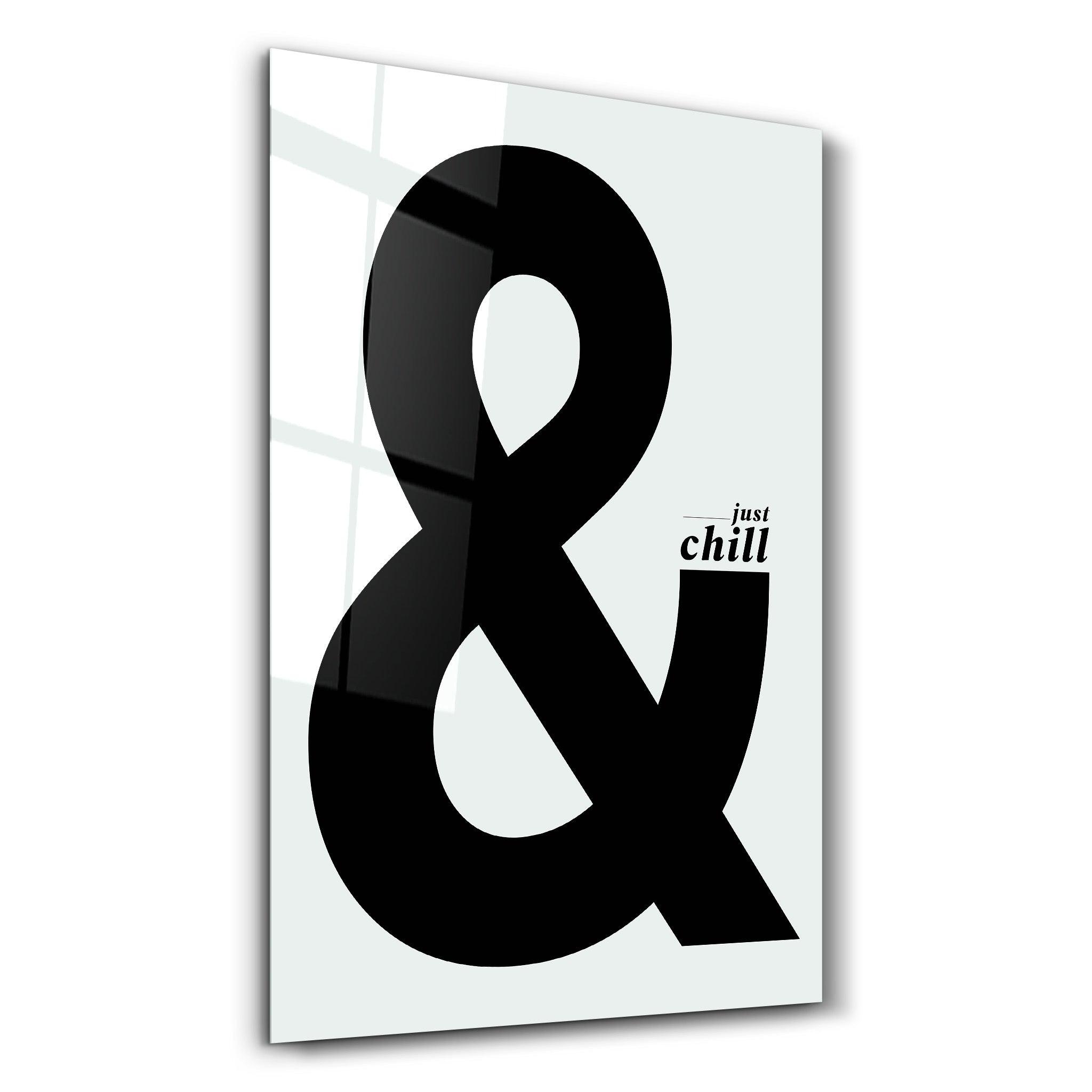 Just Chill V2 | Designers Collection Glass Wall Art - Artdesigna