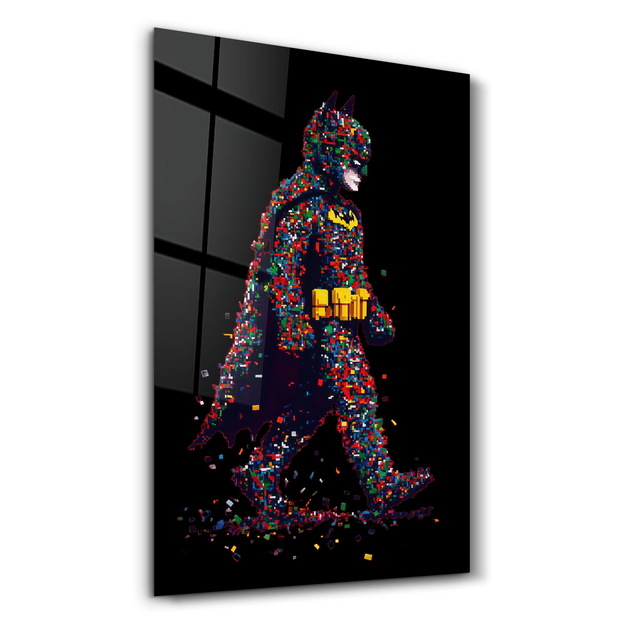 Pixel BTMN | Designers Collection Glass Wall Art