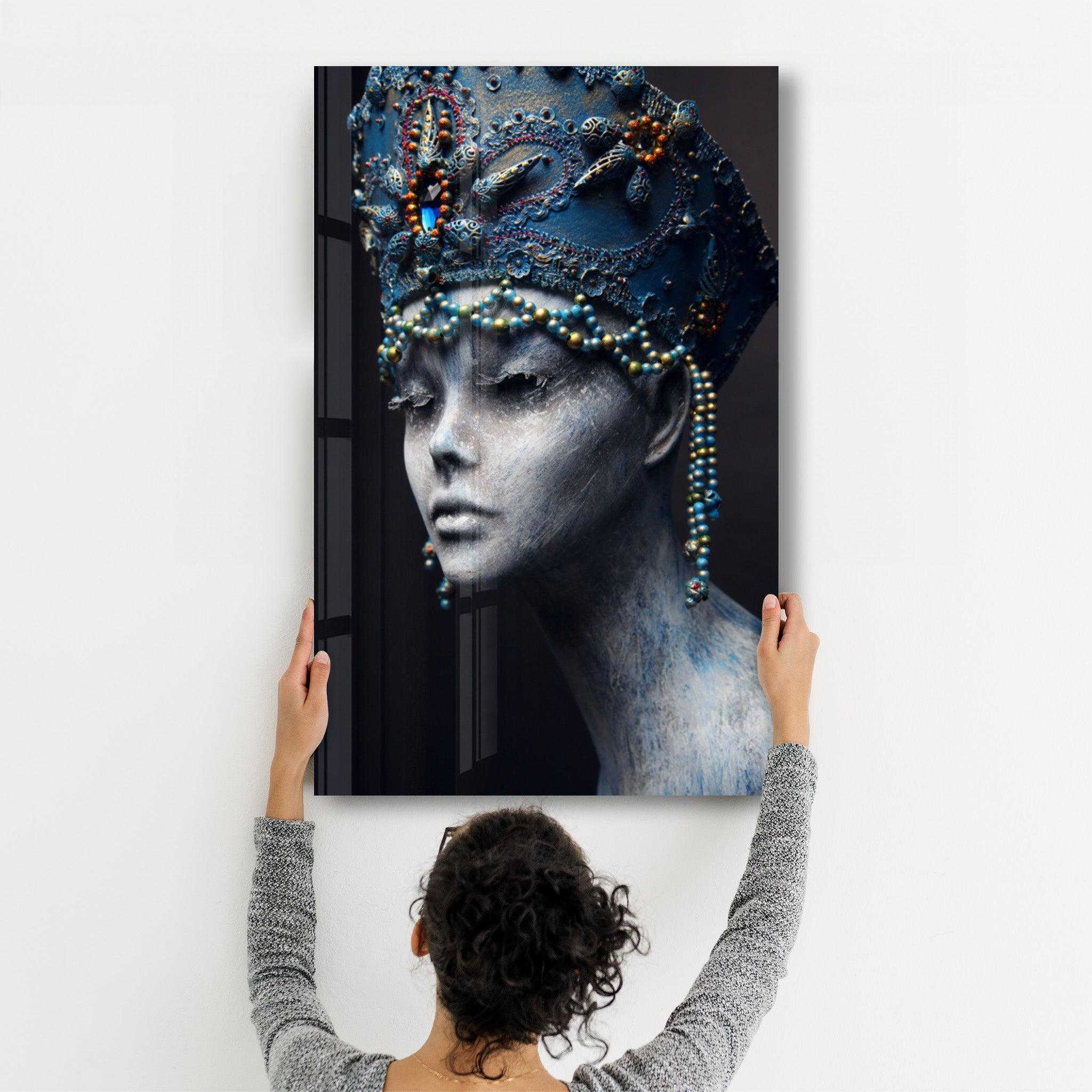 Mummy Queen | Glass Wall Art - Artdesigna