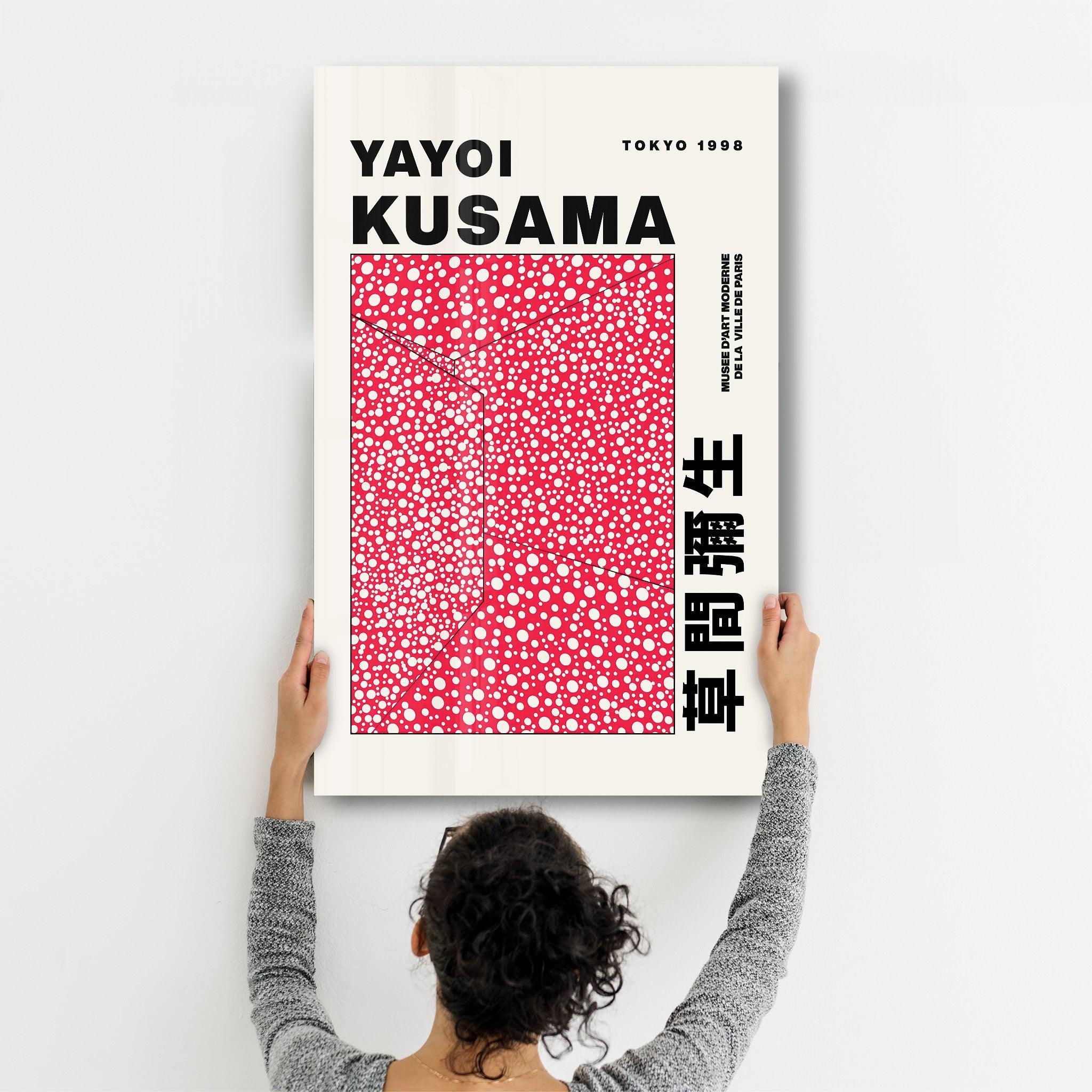 Yayoi Kusama - Tokyo - 1998 | Gallery Print Collection Glass Wall Art - Artdesigna