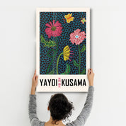 Yayoi Kusama | Gallery Print Collection Glass Wall Art - Artdesigna