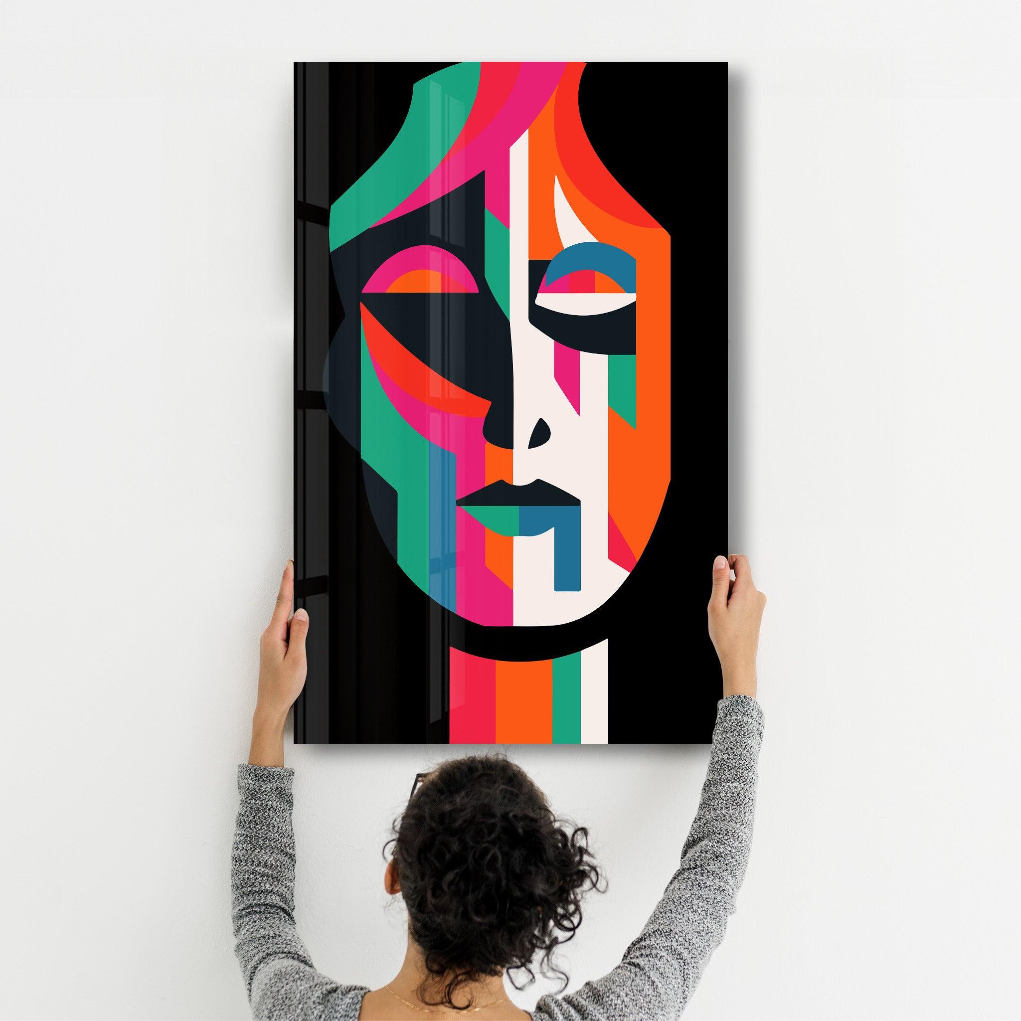 ・"The Face - Bauhaus"・Designer's Collection Glass Wall Art - ArtDesigna Glass Printing Wall Art