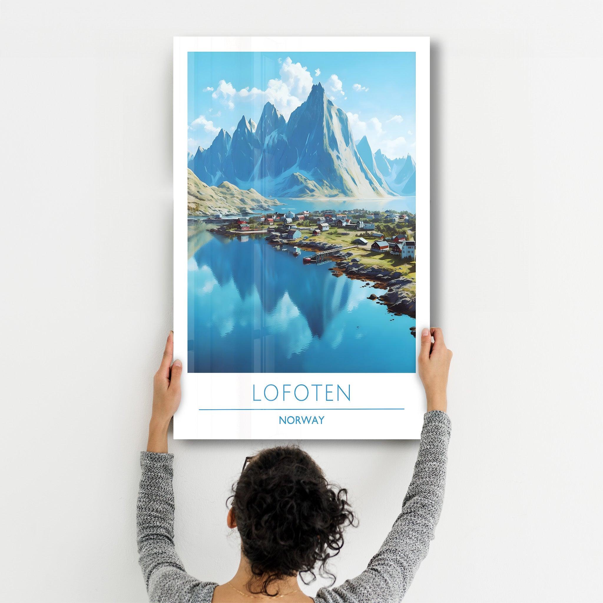 Lofoten Norway-Travel Posters | Glass Wall Art - Artdesigna