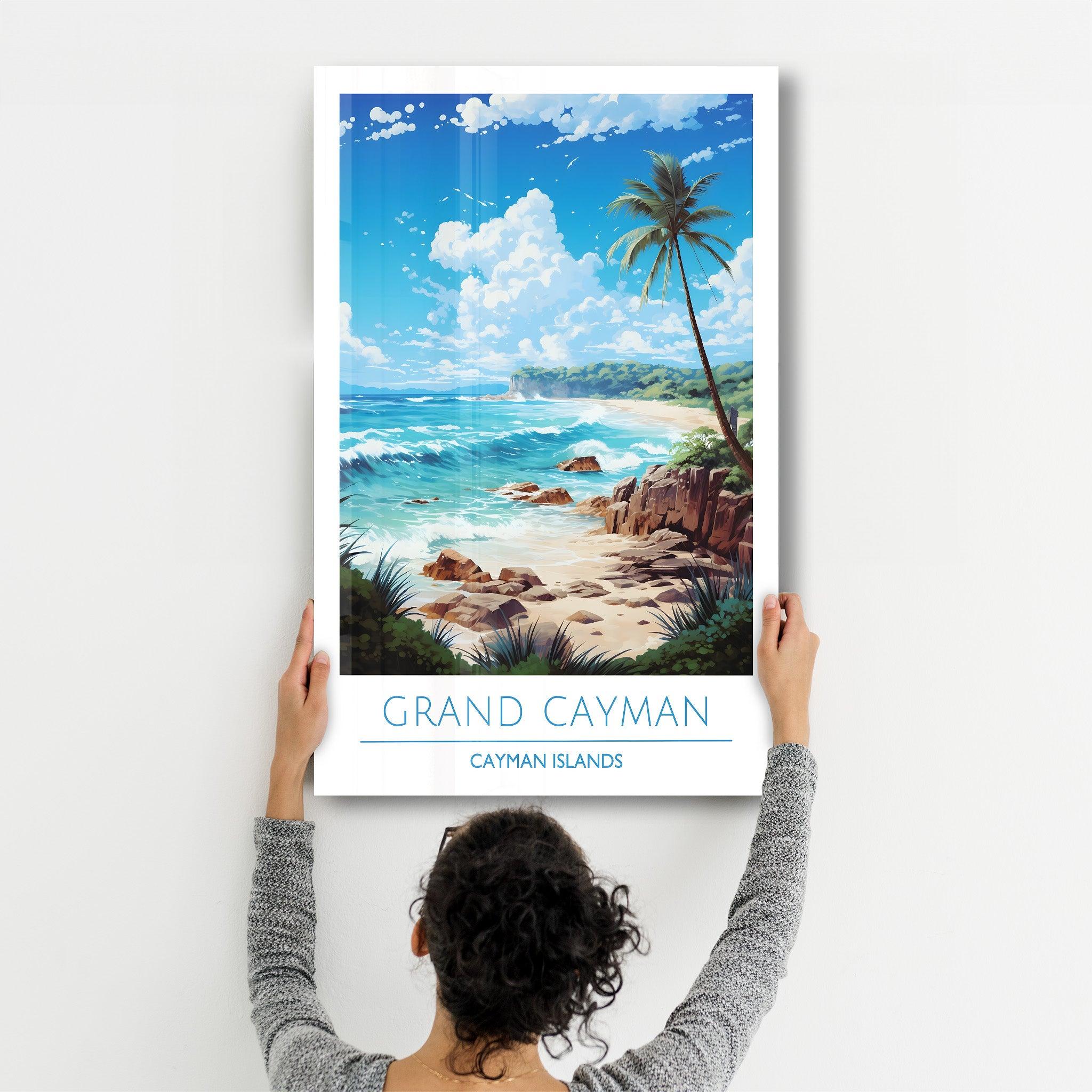 Grand Cayman Cayman Islands-Travel Posters | Glass Wall Art - Artdesigna