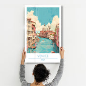 Venice Italy 3-Travel Posters | Glass Wall Art - Artdesigna