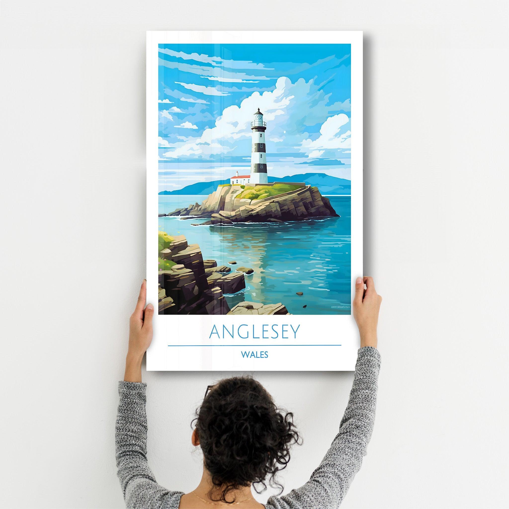 Anglesey Wales-Travel Posters | Glass Wall Art - Artdesigna