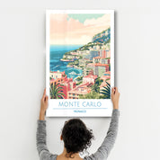 Monte Carlo 2 Monaco-Travel Posters | Glass Wall Art - Artdesigna