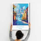 Budapest Hungary 2-Travel Posters | Glass Wall Art - Artdesigna