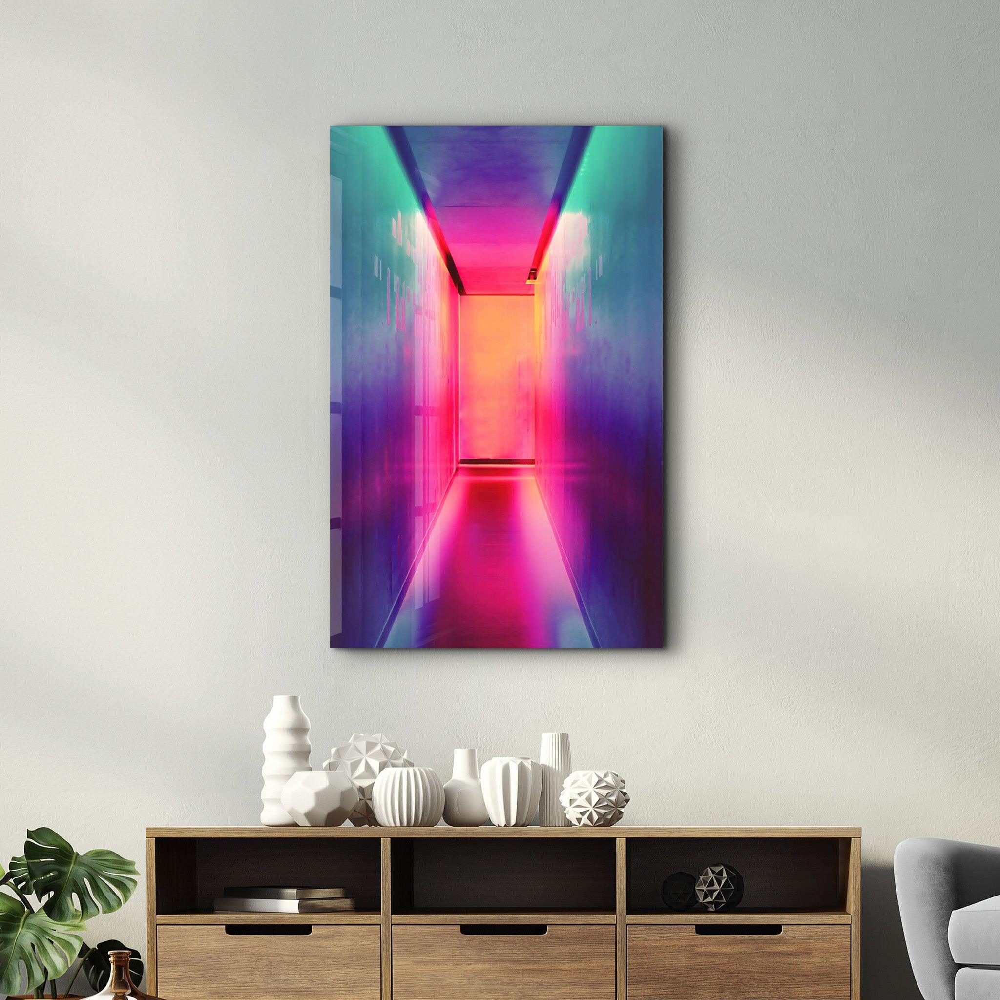 Road to Happiness | Glass Wall Art - Artdesigna