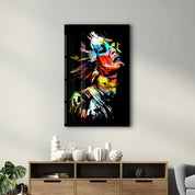 AbstractMan V2 | Glass Wall Art - Artdesigna