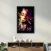 AbstractWoman | Glass Wall Art - Artdesigna