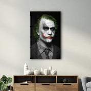 The Joker - Heath Ledger | Glass Wall Art - Artdesigna