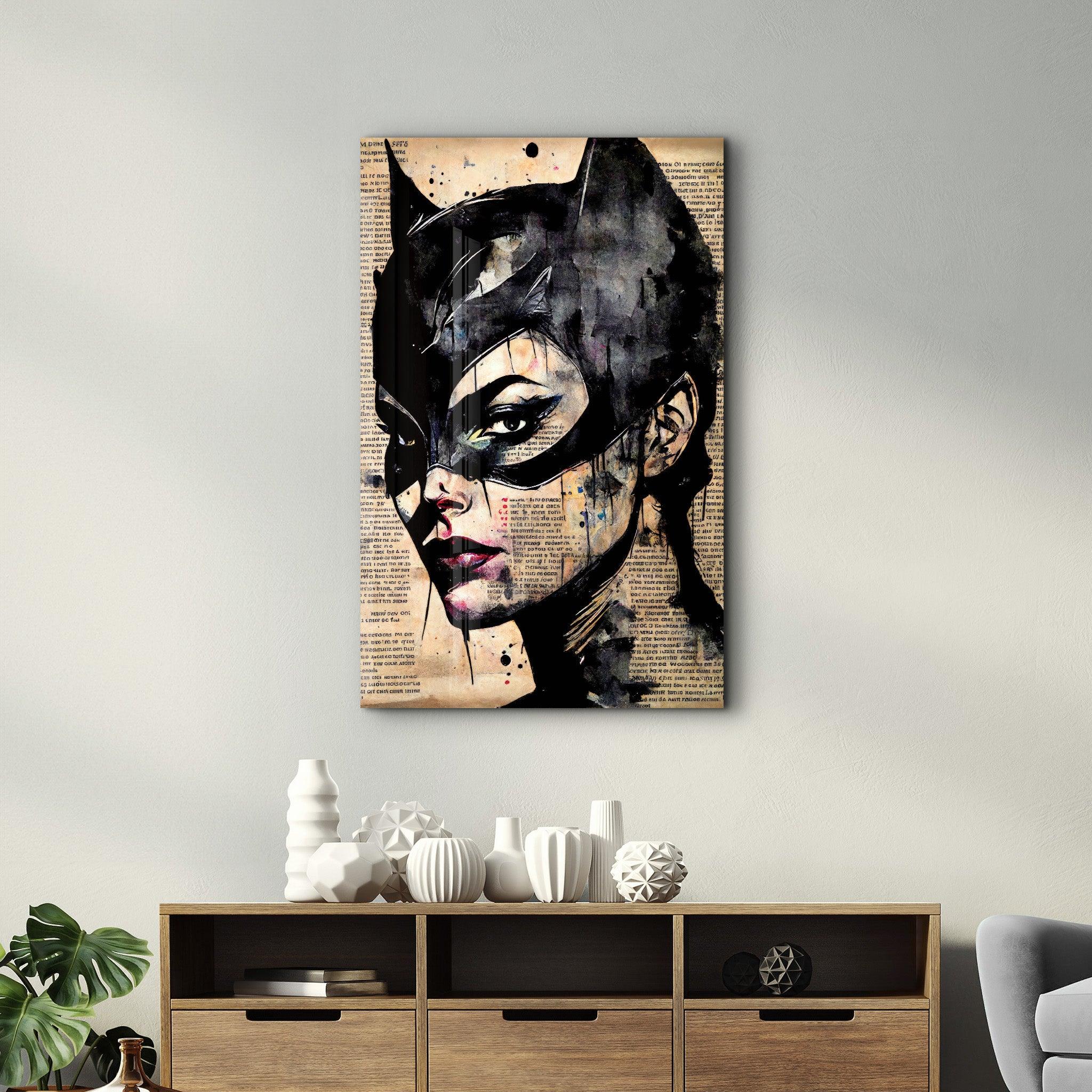 Cat Redesigned | Designer's Collection Glass Wall Art - Artdesigna