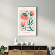 Flower Market No:4 Florence | Gallery Print Collection Glass Wall Art - Artdesigna