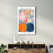 The Ten Largest No,2 Childhood- Hilma Af Klint | Gallery Print Collection Glass Wall Art - Artdesigna