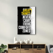 Great Things | Designer's Collection Glass Wall Art - Artdesigna