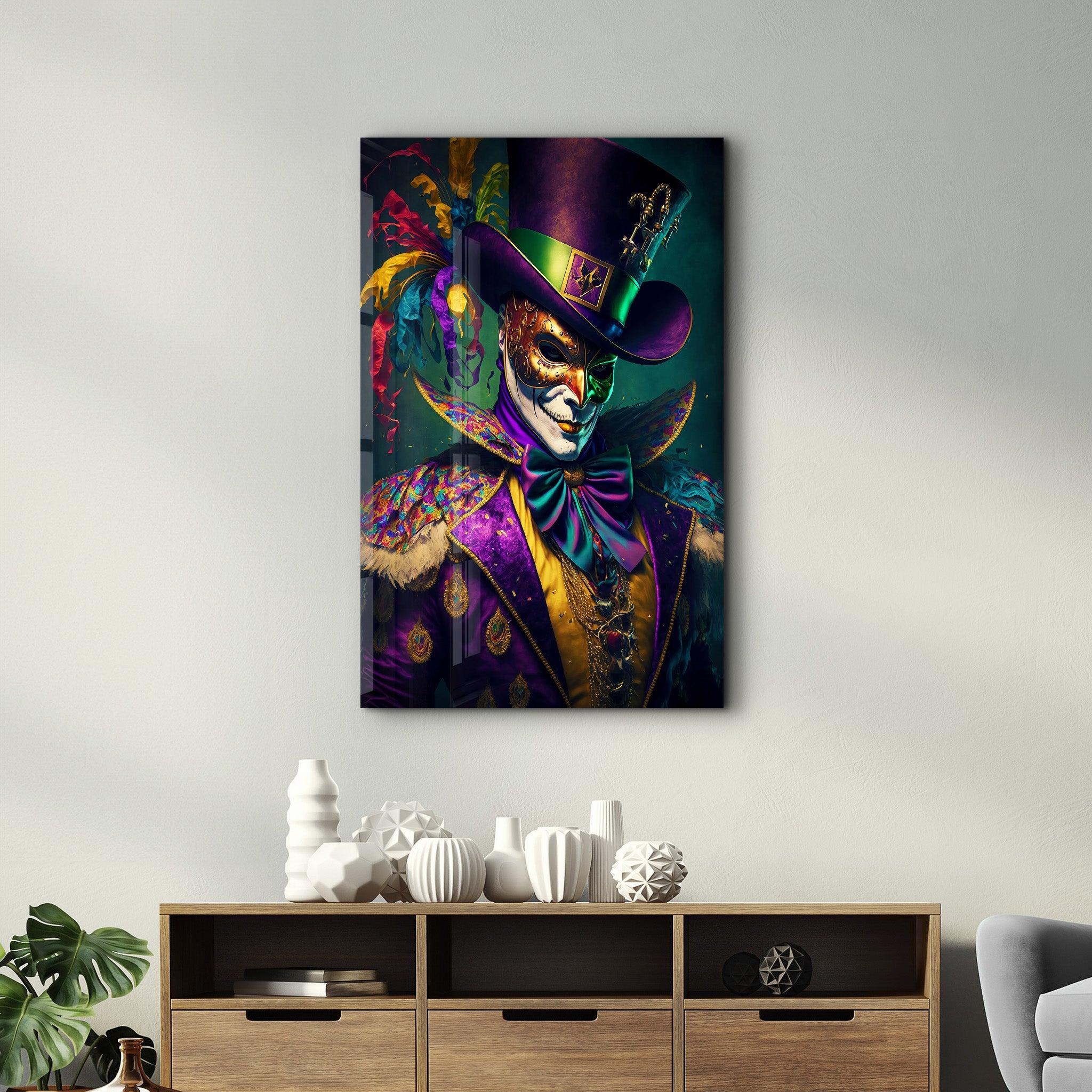 Joker | Secret World Collection Glass Wall Art - Artdesigna