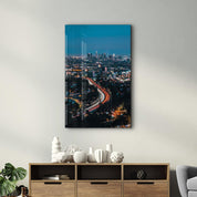 Hollywood Bowl Overlook, USA | Glass Wall Art - Artdesigna