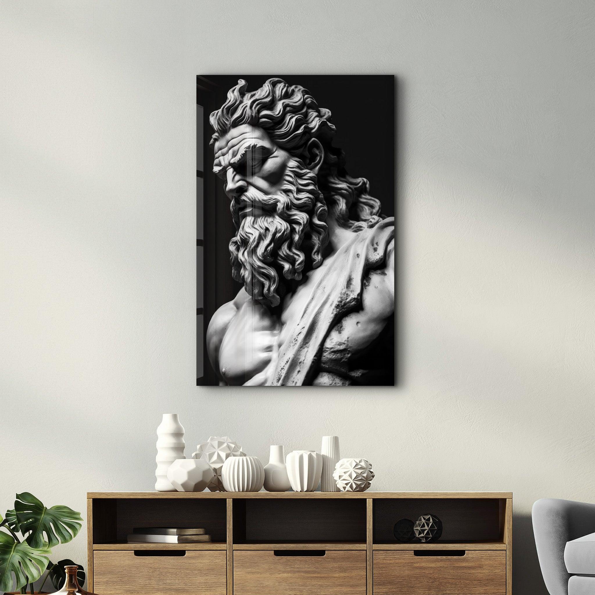 Zeus | Designers Collection Glass Wall Art - Artdesigna