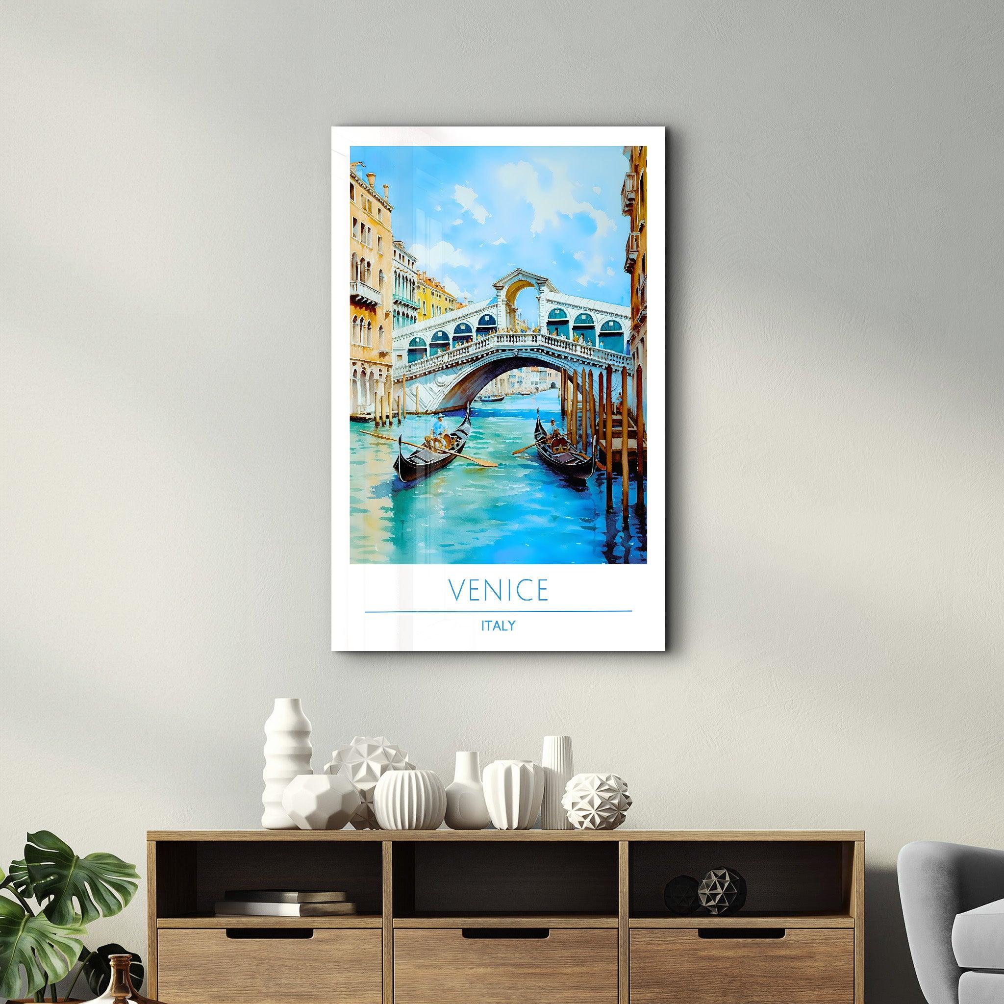 Venice Italy-Travel Posters | Glass Wall Art - Artdesigna