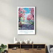 Greenwich Park London-Travel Posters | Glass Wall Art - Artdesigna