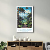 Golden Gate Park 2-San Francisco USA-Travel Posters | Glass Wall Art - Artdesigna