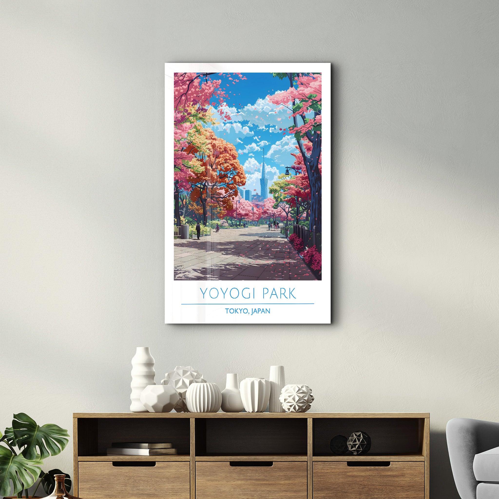 Yoyogi Park-Tokyo Japan-Travel Posters | Glass Wall Art - Artdesigna