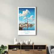 Galway Ireland-Travel Posters | Glass Wall Art - Artdesigna