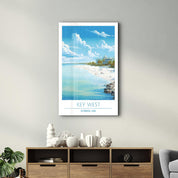 Key West 2-Florida USA-Travel Posters | Glass Wall Art - Artdesigna