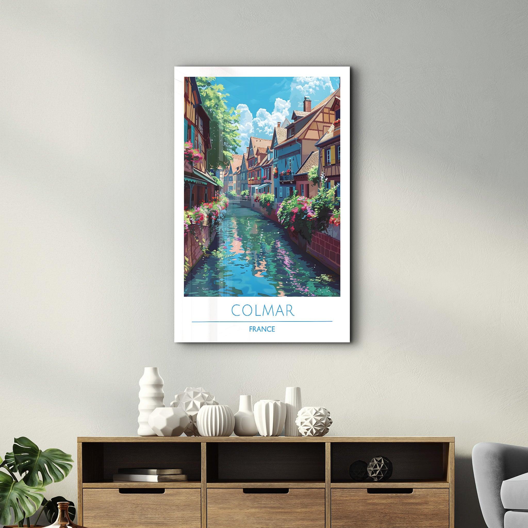 Colmar France-Travel Posters | Glass Wall Art - Artdesigna