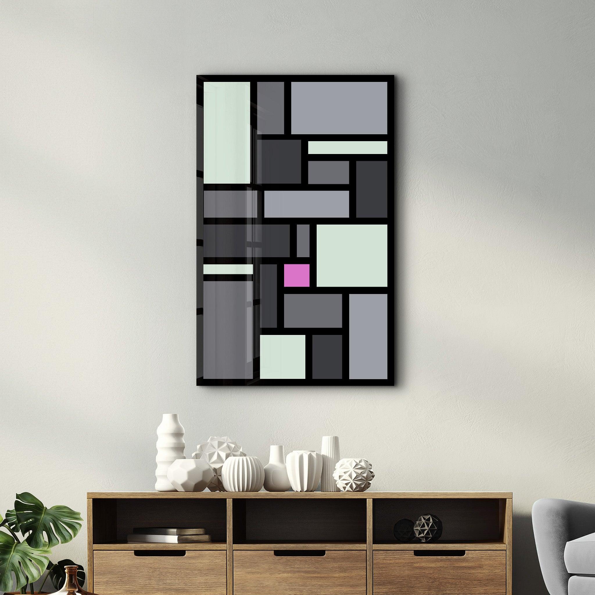 Signature Pink | Designer's Collection Glass Wall Art - Artdesigna