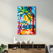 Tropical Delight | Glass Wall Art