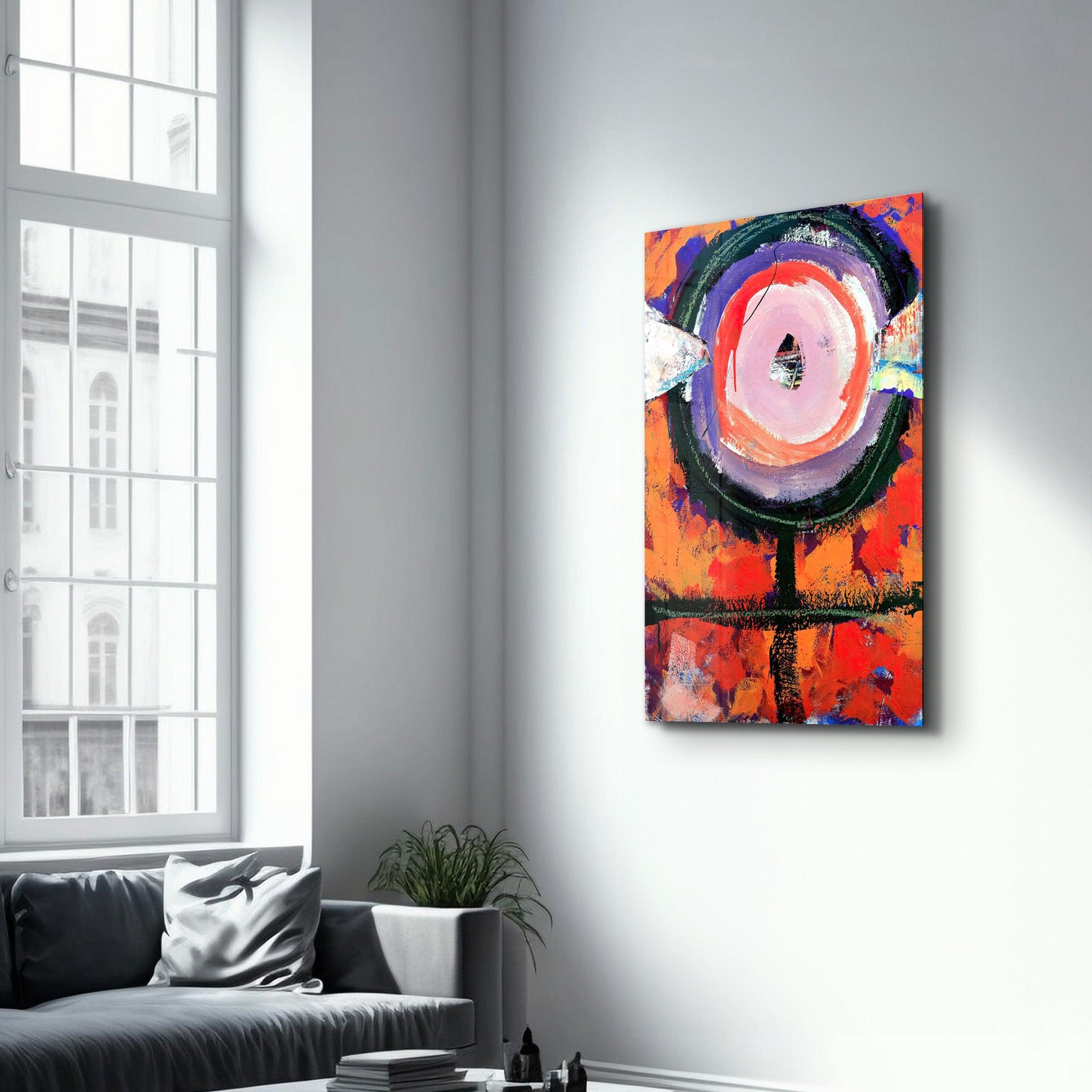 Abstract Eye | Glass Wall Art - Artdesigna