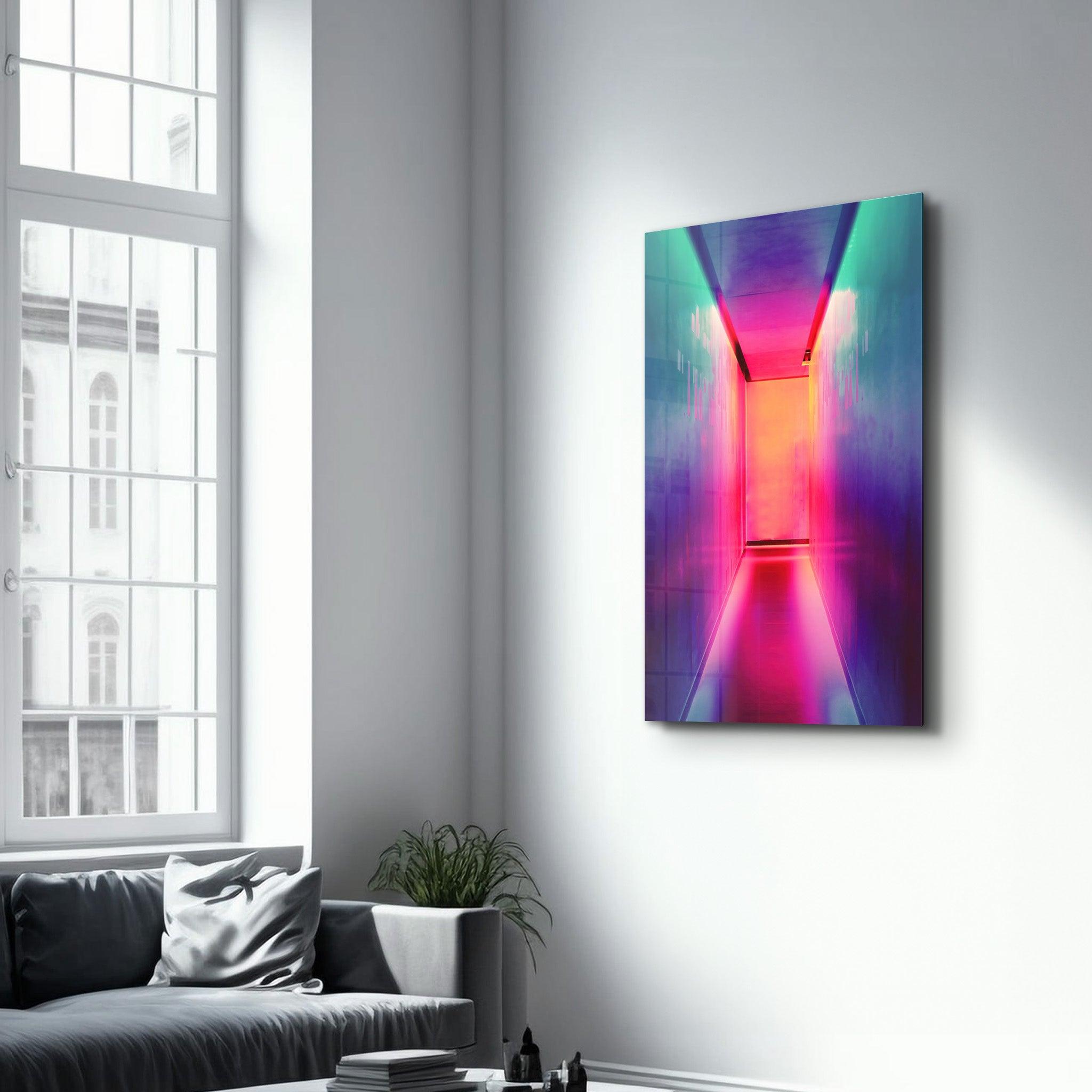 Road to Happiness | Glass Wall Art - Artdesigna