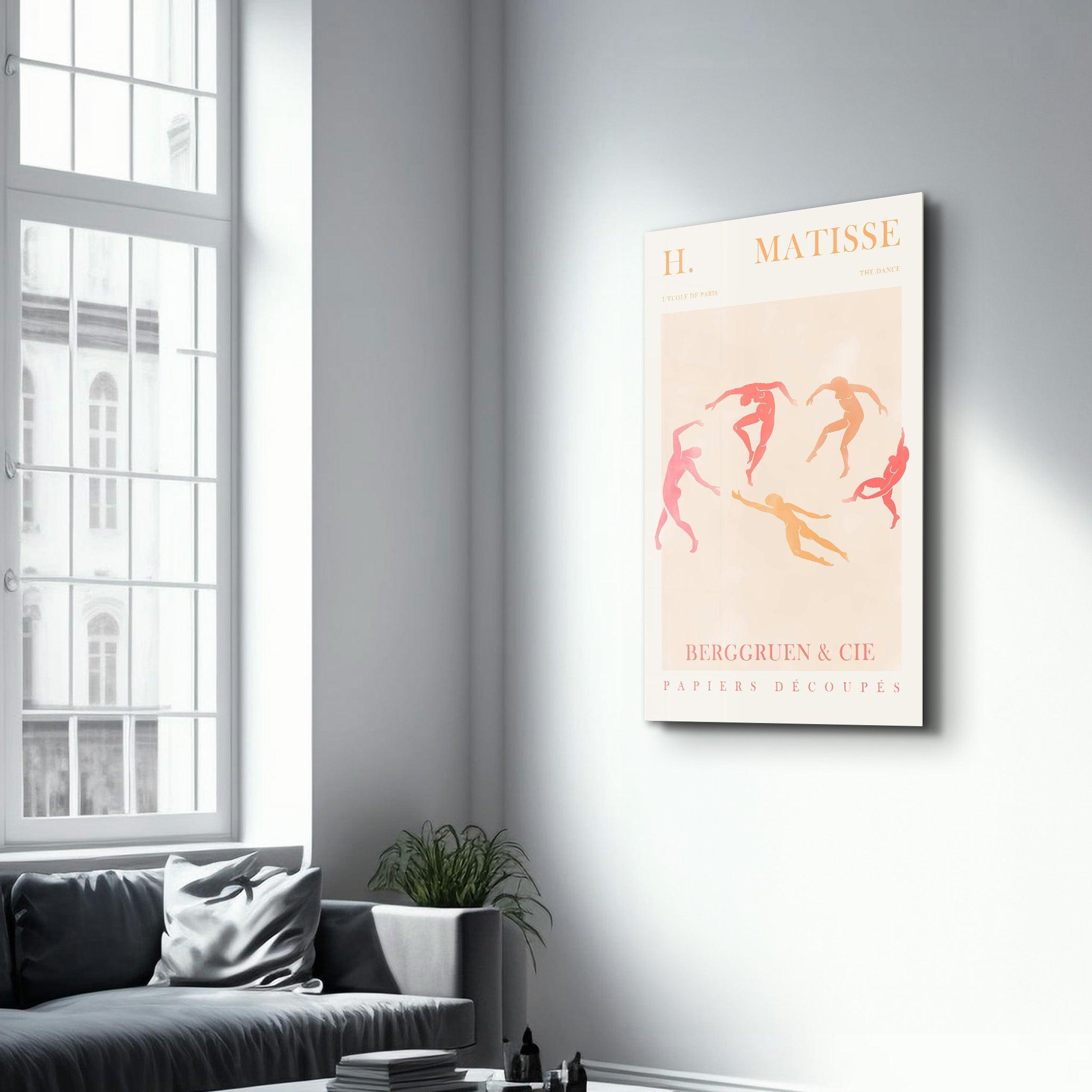 H.Matisse - The Dance - Paris | Gallery Print Collection Glass Wall Art - Artdesigna