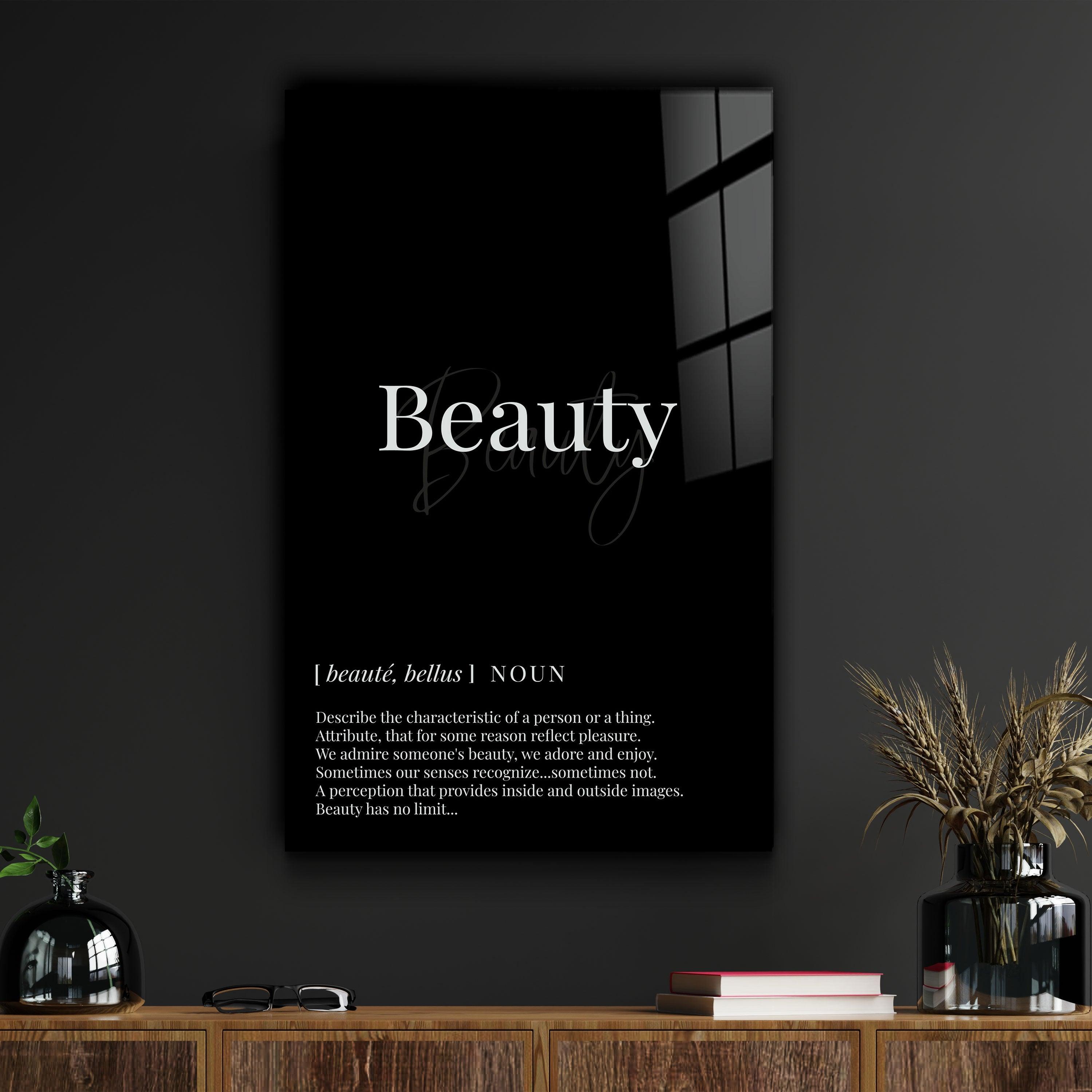 Beauty | Designers Collection Glass Wall Art - Artdesigna