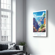 Grand Canyon-Arizona USA-Travel Posters | Glass Wall Art - Artdesigna