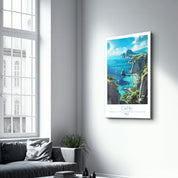 Capri Italy-Travel Posters | Glass Wall Art - Artdesigna