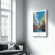 Paris France 1-Travel Posters | Glass Wall Art - Artdesigna