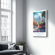 San Francisco 2-California USA-Travel Posters | Glass Wall Art - Artdesigna