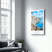 Brixham-Devon England-Travel Posters | Glass Wall Art - Artdesigna