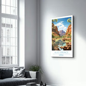 Alice Springs Australia-Travel Posters | Glass Wall Art - Artdesigna