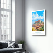 Granada Spain-Travel Posters | Glass Wall Art - Artdesigna