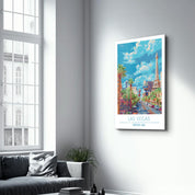 Las Vegas-Nevada USA 2-Travel Posters | Glass Wall Art - Artdesigna